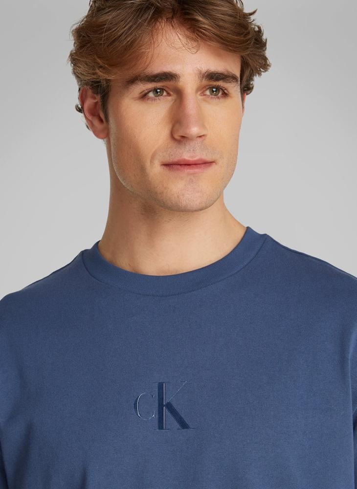 Calvin Klein Jeans Logo Crew Neck T-Shirt  - Image 3