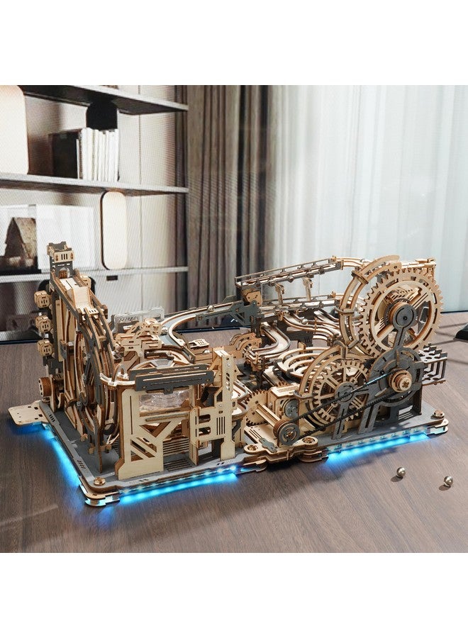 ROBOTIME 3D Puzzle - Combination Set Marble Tracks - Motorized Marble Spaceport LGC01+Marble Night City LGA01+Link Pack LG01 - Engineering Gift Choice - Image 5