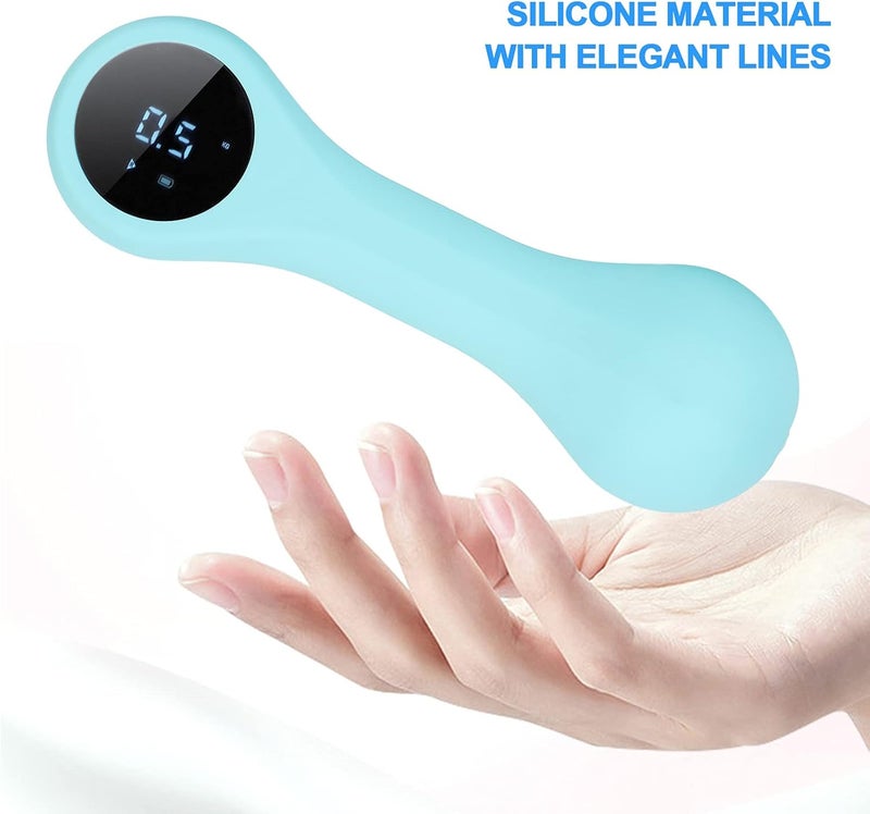 klarako Rechargeable Intelligent Dumbbell, Portable Household Fitness Dumbbell,Soft Silicone Bodybuilding Yoga Dumbbell Weight Loss Dumbbell Suitable For Women, With Phone App Courses 0.5kg - Image 5