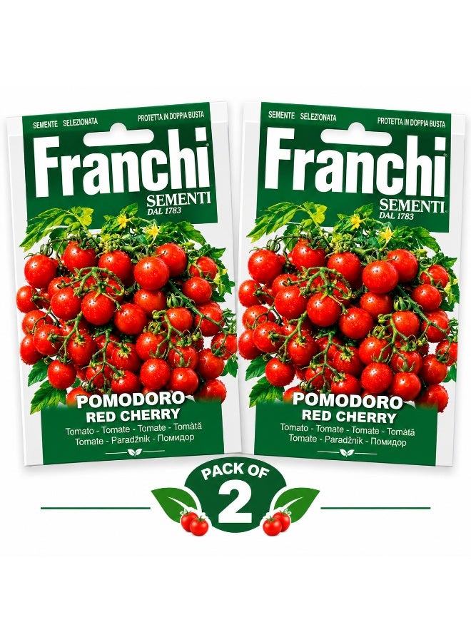 Franchi Red Cherry Tomato Seeds – Pack of 2