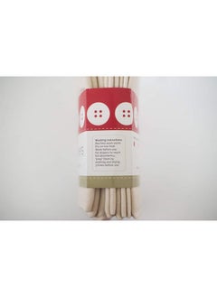 Buttons Diapers Buttons Unbleached Organic Cotton Birdseye Flat Diapers - 6 Pack  - Image 4