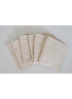 Buttons Diapers Buttons Unbleached Organic Cotton Birdseye Flat Diapers - 6 Pack  - Image 2