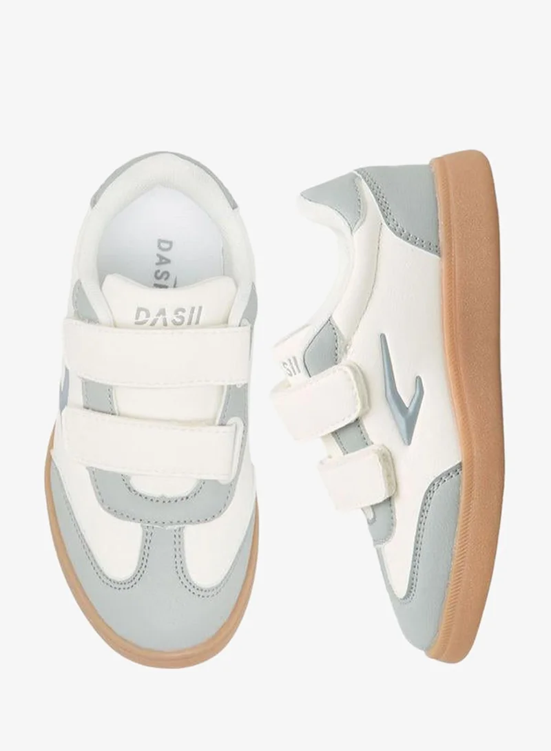 داش Boys Hook & Loop Ankle School Sneakers