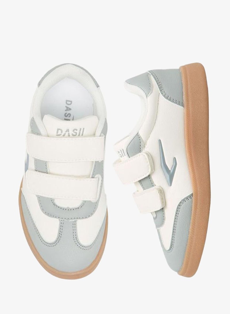Dash Boys Hook & Loop Ankle School Sneakers - Image 1