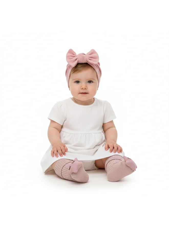 Bambimici Litle Star Dream Baby Turban & Socks Set