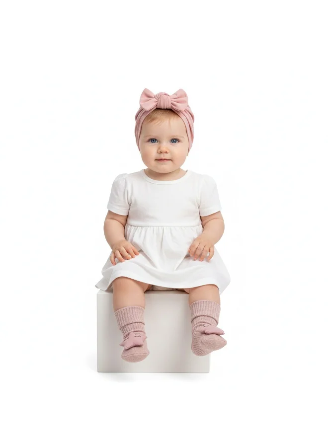 Bambimici Litle Star Dream Baby Turban & Socks Set