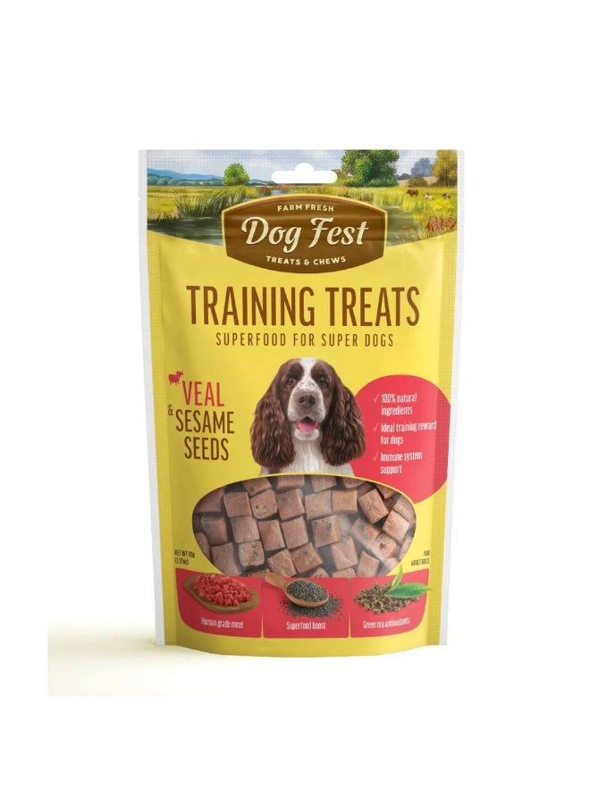 Dog Fest - Training Treats Veal & Sesame Seeds 90g