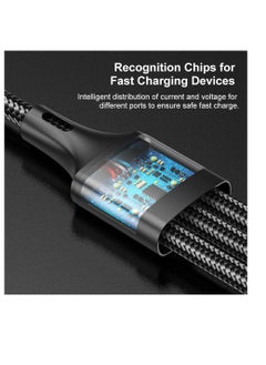 ماركة غير محددة كابل شحن سريع3 في 1 3A USB  مايكرو نوع C الهاتف المحمول متعددة شحن الحبل آيفون /15/14 /13 برو ماكس شاومي 12 POCO M5 سامسونج Oneplus  - Image 5