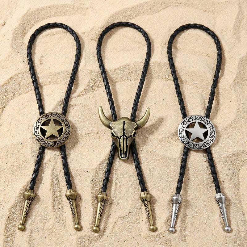 Versatile Star Bolo Tie Match With Shirt Jacket Coat All Outfit Accessory - Image 5