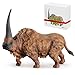 Gemini&Genius GeminiGenius Ancient Rhino Action Figure Toy Siberian Unicorn Rhinoceros Figurine Wild Animal Elasmotherium Animal Toy Gift Collection Display for Kids Collectors - Image 2