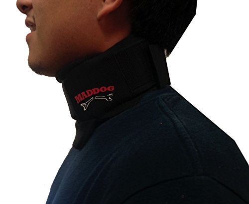 Maddog Pro Padded Paintball Airsoft Neck Protector - Black Padded Protection for Youth and Adult - Image 2
