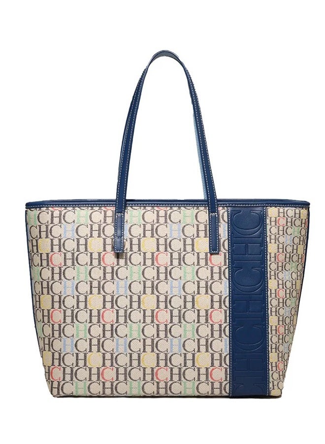 CH CH CHCH City Tote Bag In Signature PU Women's Fashion Versatile Large Capacity Large Size Handheld Shoulder Bag Tote Bag - Image 1