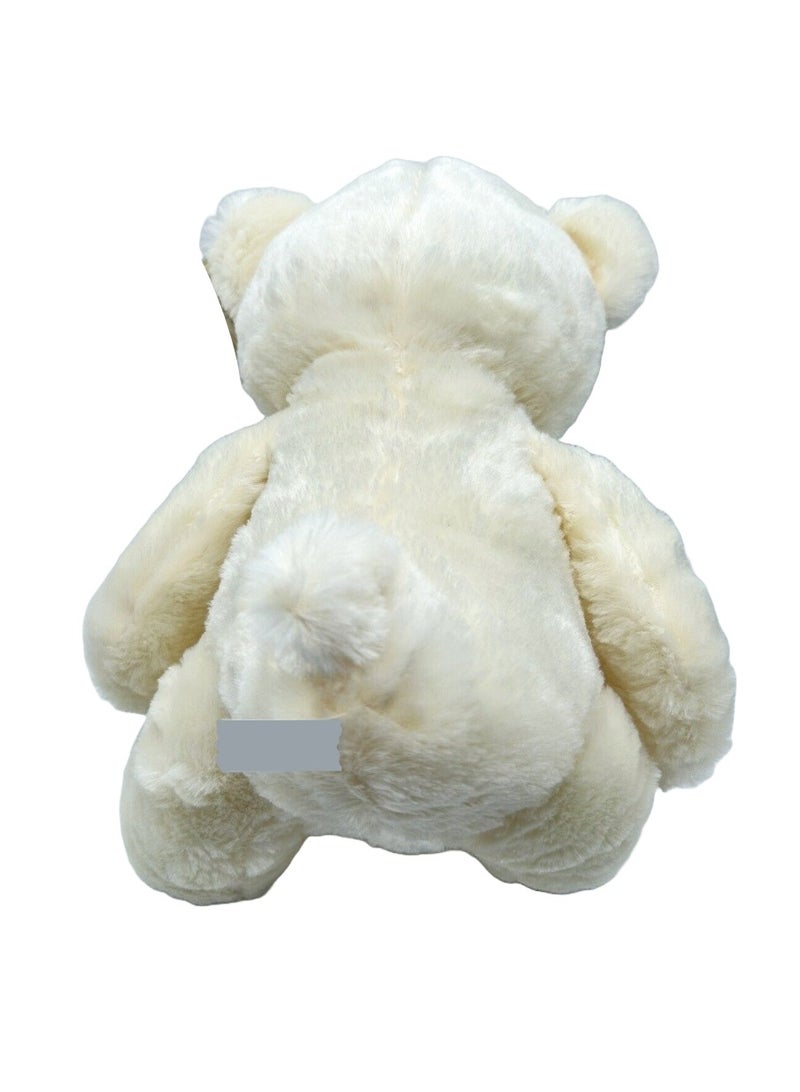 Walgreens Te Quiero Teddy Bear Stuffed Animal 15 inches White Cream Baby Floral Bear Plush Toy Gift for Kids - Image 3