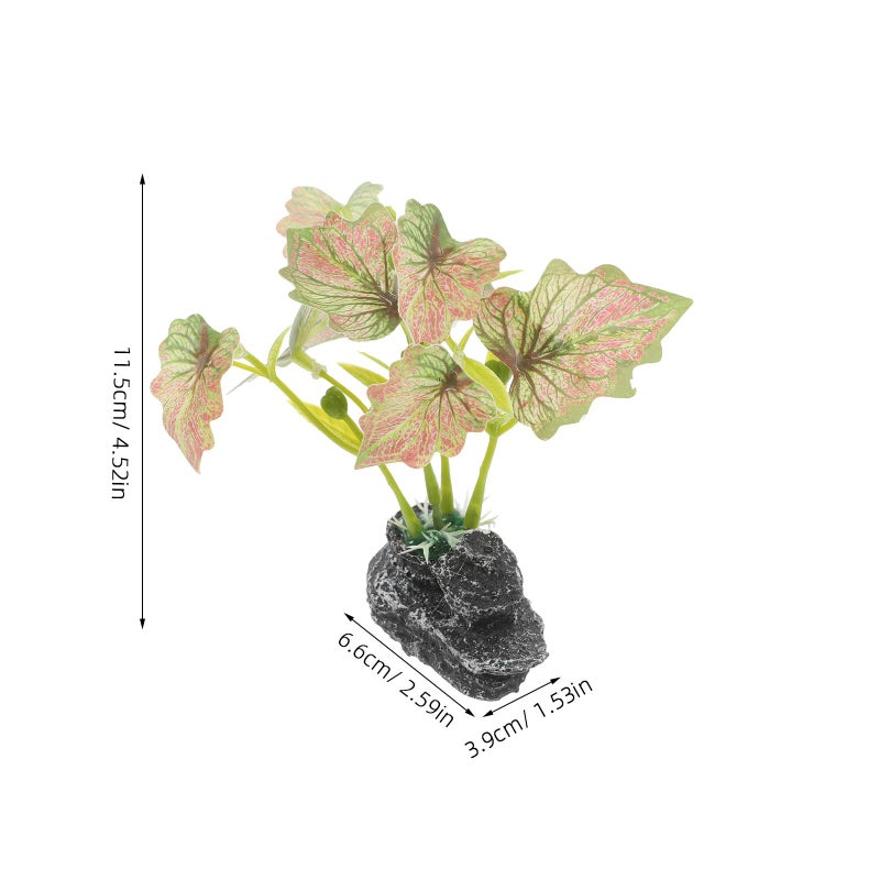 Realistic Artificial Reptile Plants with Climbing Vines for Terrarium Habitat Decor - Image 3