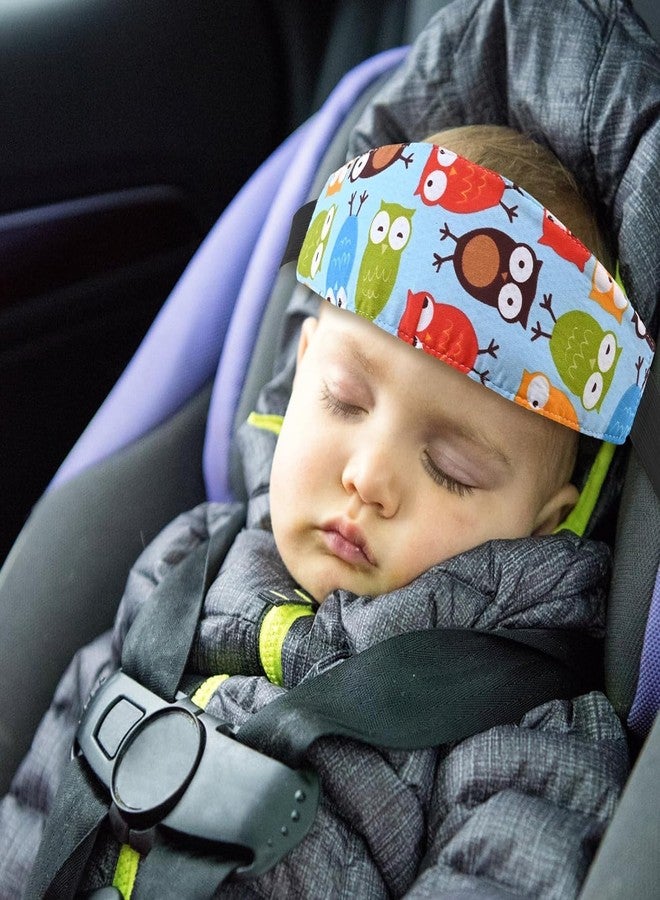 DAGDIYA Adjustable Head Band Strap Headrest for Sleeping | Comfortable & Safe Head Support for Toddlers & Kids | Ideal for Car Seats, Strollers, & High Chairs | Blue - Image 4