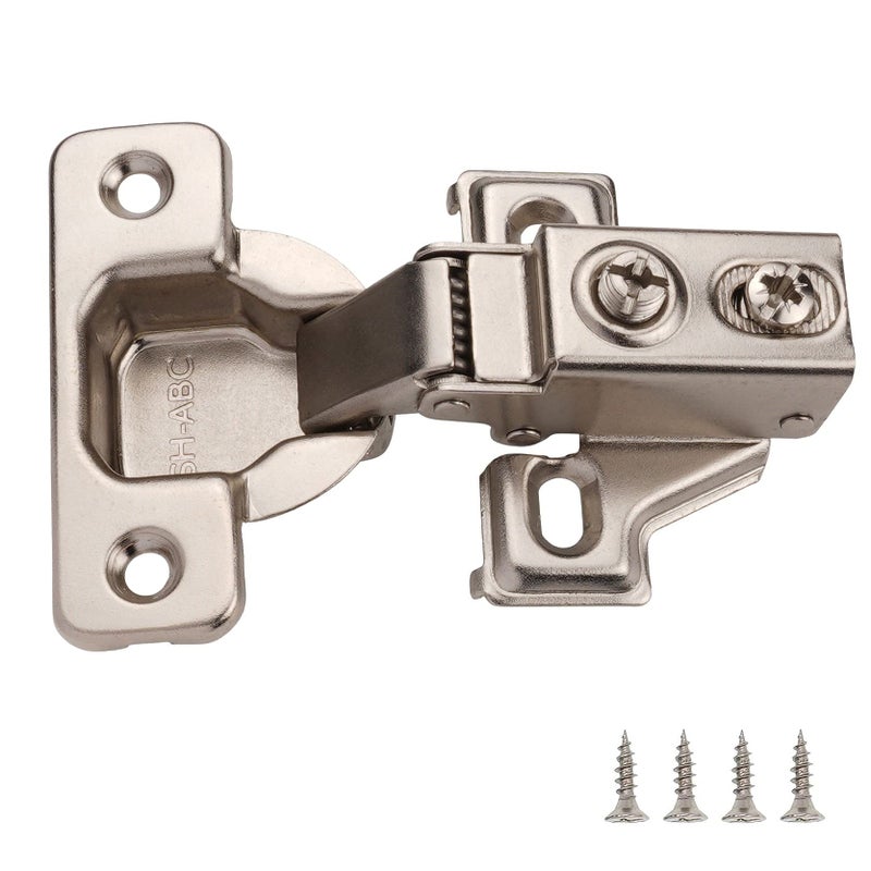 Decobasics 5/8"" Overlay Full Overlay Soft Close Cabinet Hinges For Kitchen Cabinets (50 Pcs)- 105 Face Frame Concealed Cabinet Door Hinge -3 Way Adjustability Matching Screw & Easy Installation - Image 1