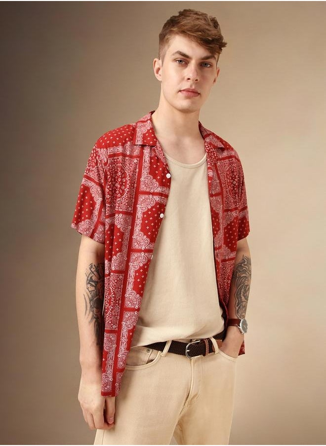 Dennis Lingo Multi Colour Relaxed Fit Rayon Shirt – Elegant and Relaxed  - Image 1