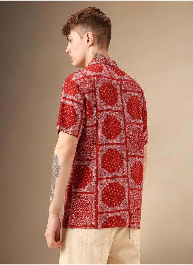 Dennis Lingo Multi Colour Relaxed Fit Rayon Shirt – Elegant and Relaxed  - Image 3