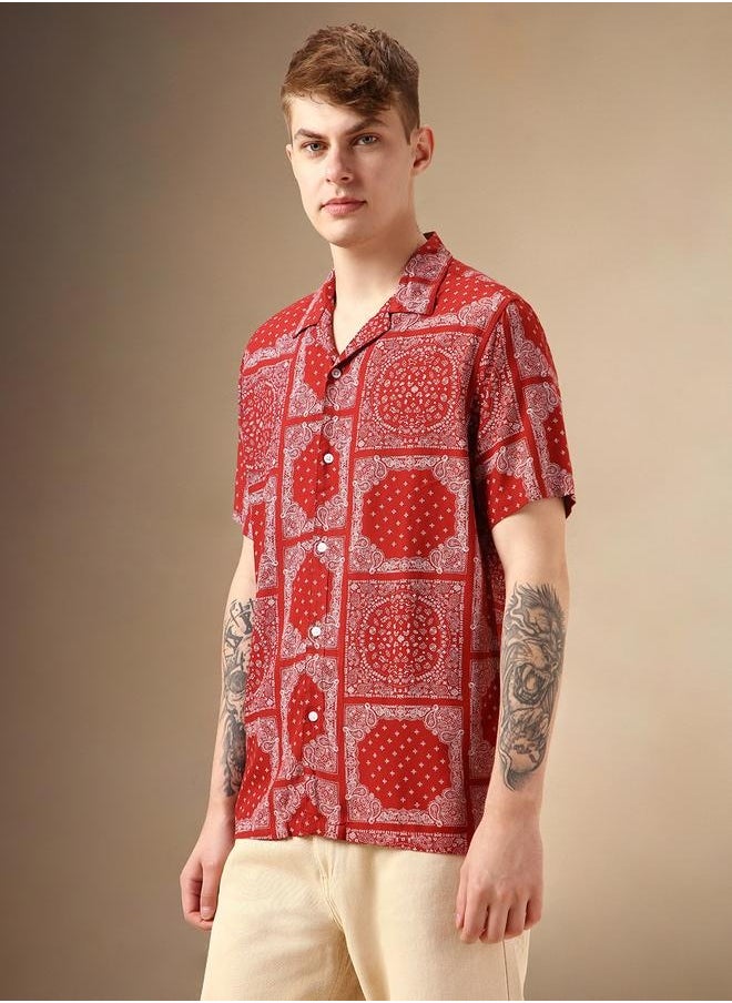 Dennis Lingo Multi Colour Relaxed Fit Rayon Shirt – Elegant and Relaxed  - Image 2