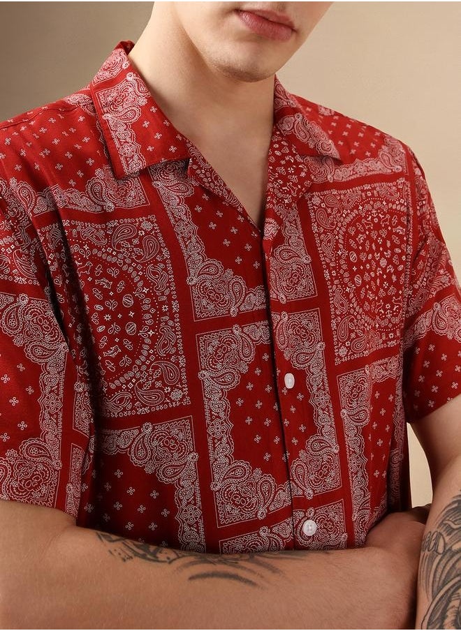Dennis Lingo Multi Colour Relaxed Fit Rayon Shirt – Elegant and Relaxed  - Image 5
