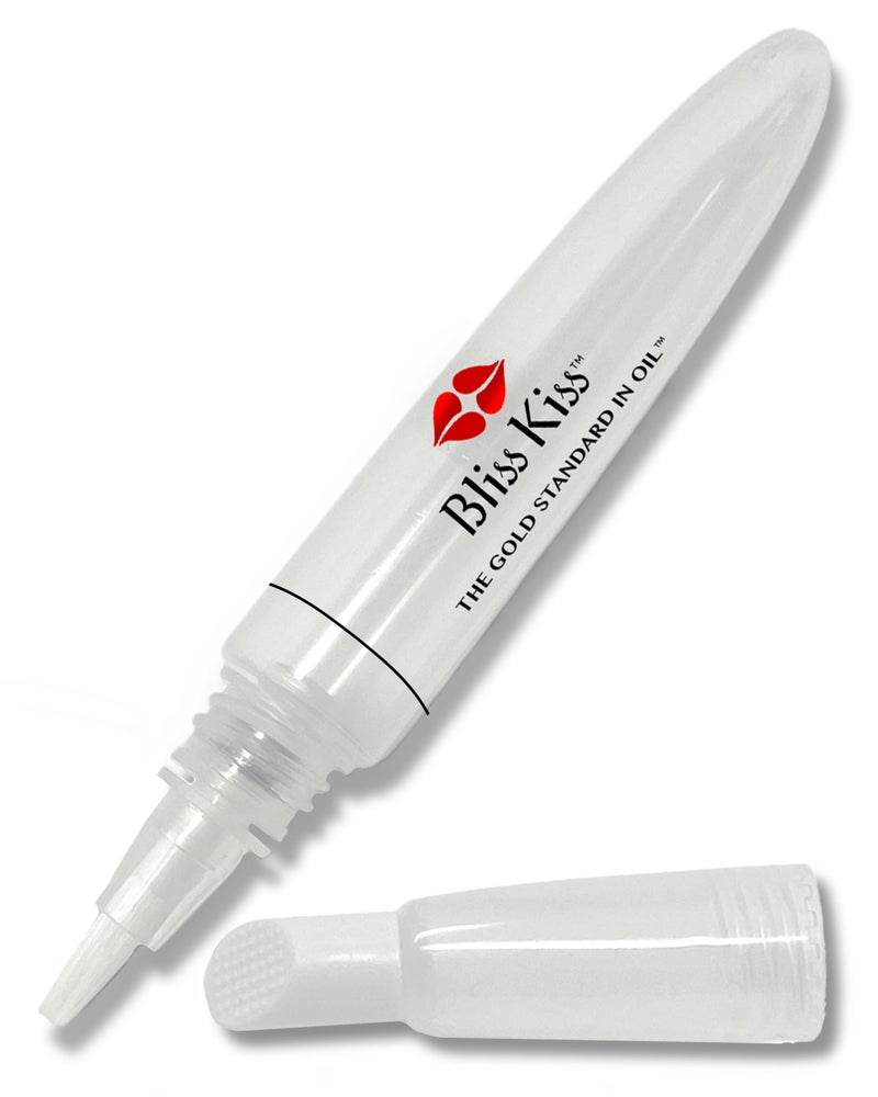Bliss Kiss Refillable Cuticle Oil Pen for Nails - Empty 8 ml Squeeze Nail Oil Pen with brush applicator from 1-Pack - Image 1