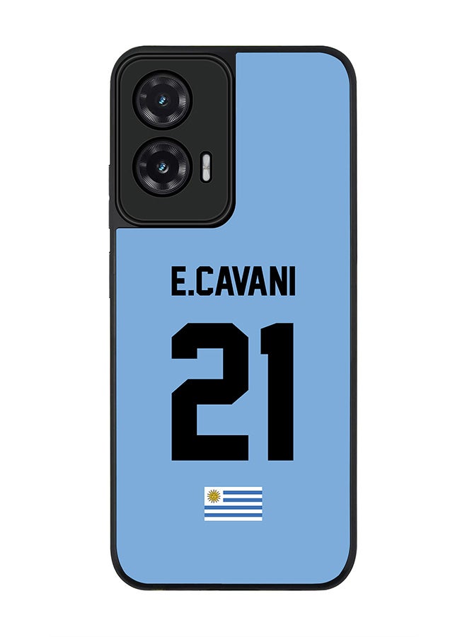 Stylizedd For Motorola Moto G35 Case,Slim fit Camera Protection, Shockproof Thin Phone cover  - Football - Uruguay ,  E.Cavani - Image 1