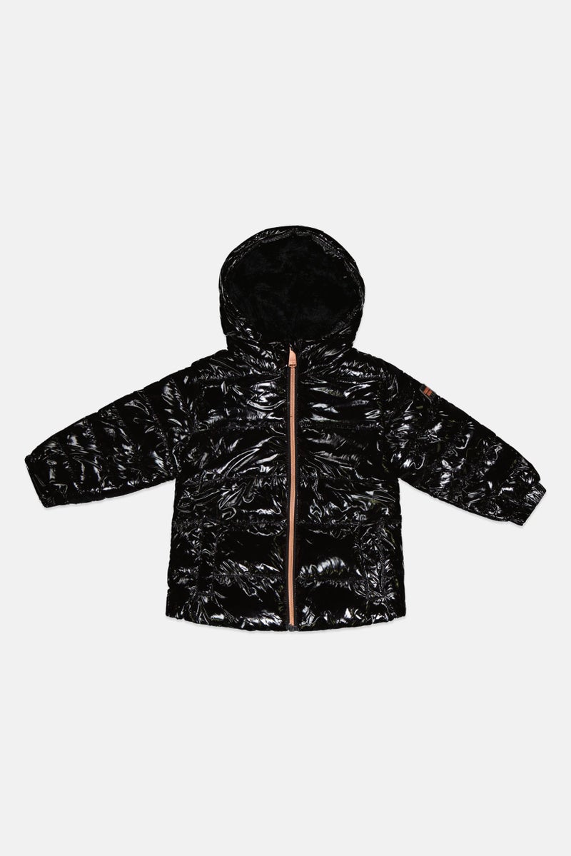 Limited Too Toddlers Girl Quilted Puffer Jacket, Black - Image 1