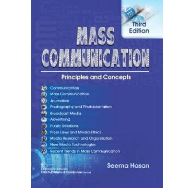 MASS COMMUNICATION PRINCIPLES AND CONCEPTS 3ED (PB 2022)