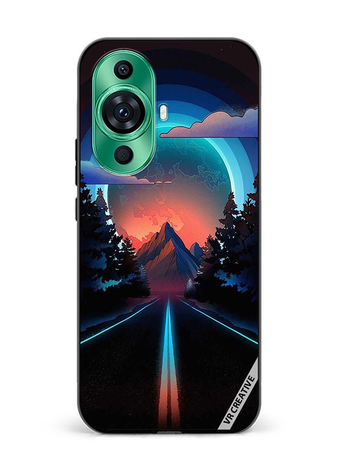 VR CREATIVE Protective Case Cover For Huawei nova 11 Pro Road To Paradise Design Multicolour - Image 1