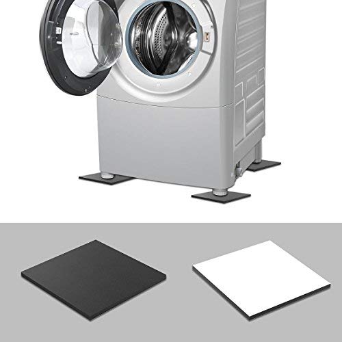 Melife Neoprene Rubber Mats, 6"x 6" Adhesive Foam Padding Weather Stripping Non-Slip Furniture Pads Black Rubber Insulation Anti-Vibration Pads (6 Pack) - Image 3