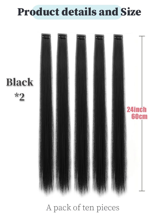 Generic Wig for women long hair one-piece long curly hair wig invisible seamless hair tips long curly hair big wave [one-piece] big wave 60cm  - Image 5