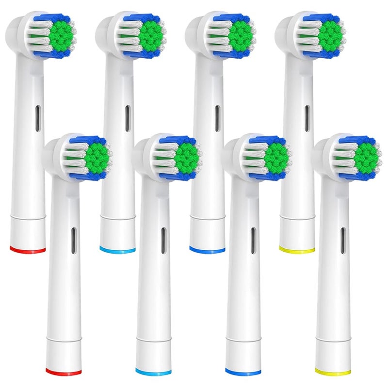 M'AYCREATE ® 8Pcs Electric Toothbrush Replacement Heads Compatible with Oral-B for Most Braun Electric Toothbrushes Soft Dupont Bristles Electric Toothbrush Replacements - Image 1