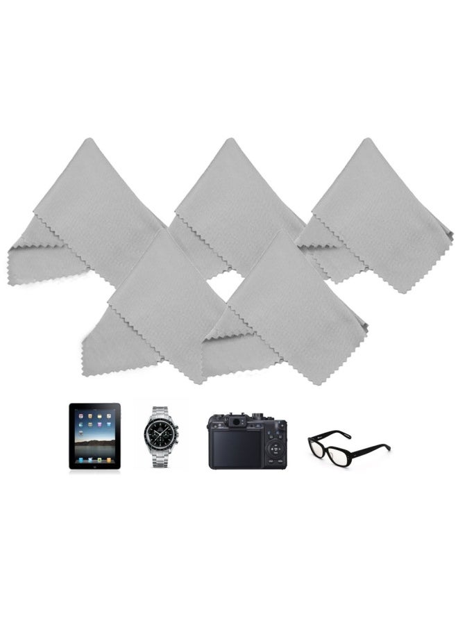 ECO-FUSED Microfiber Cleaning Cloths - 12 Pack - For Cleaning Glasses Spectacles Camera Lenses Ipad Tablets Phones Iphone Android Phones Laptops Lcd Screens And Other Delicate Surfaces  - Image 5