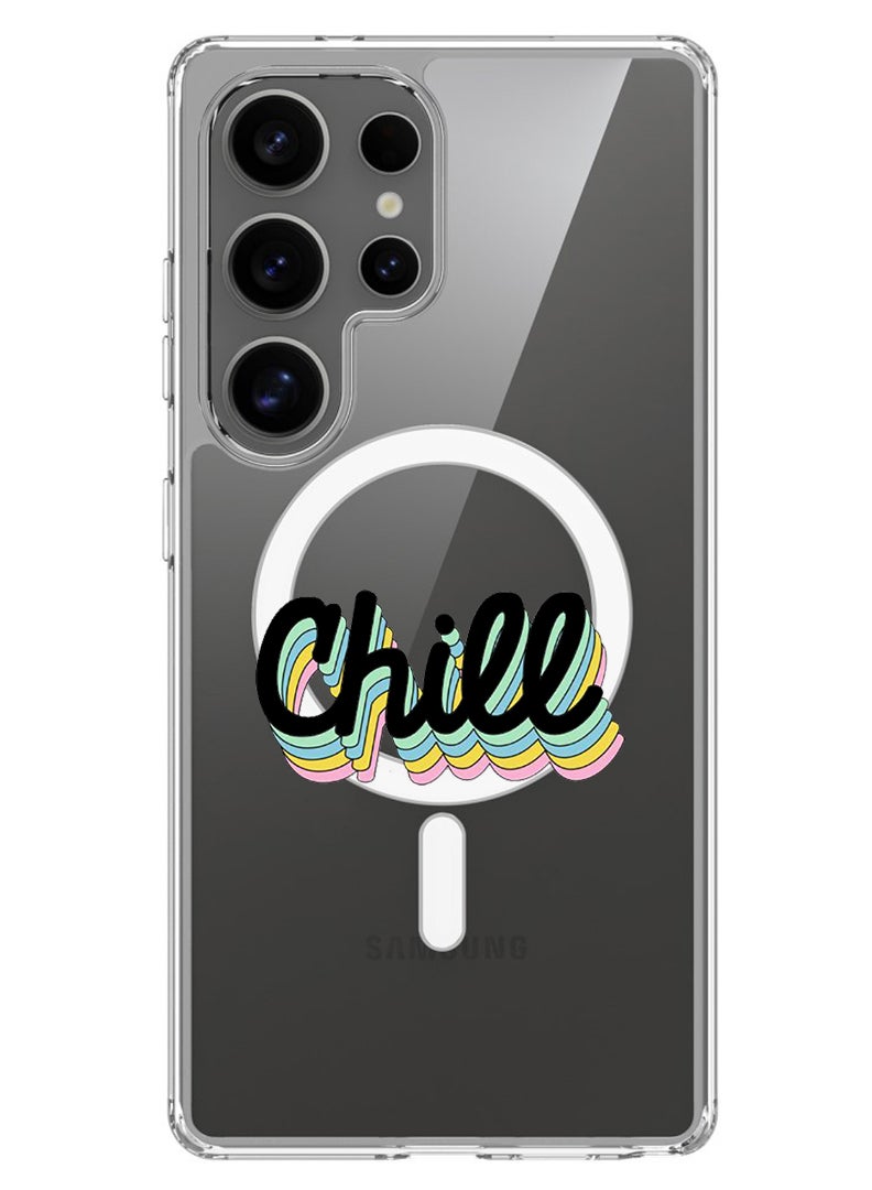 Theodor Magnetic Case for Samsung Galaxy S25 Ultra 6.9-inch Compatible with MagSafe Wireless Charging, Shockproof Phone Bumper Cover Chill - Image 1