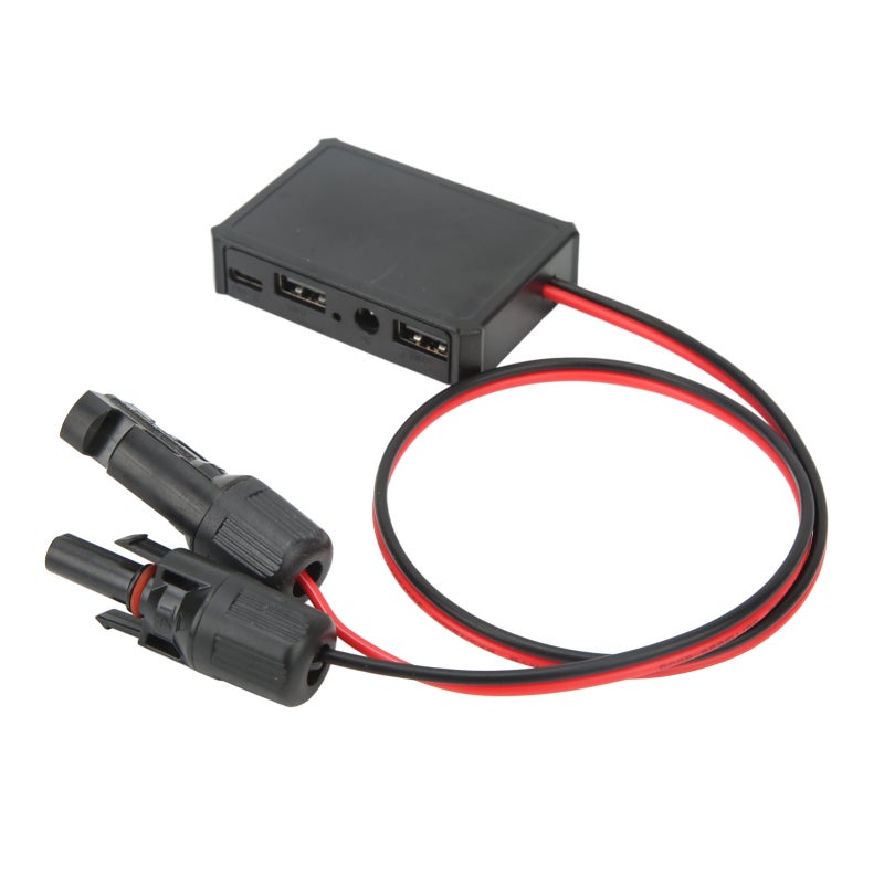 Solar Panel Adapter: 10AWG & 14AWG Copper Wire, Plug And Play, Multi-Interface Solar Charger - Wide Compatibility Portable Power for Outdoor Camping, Phone Charging, Portable Power Stations - Image 3