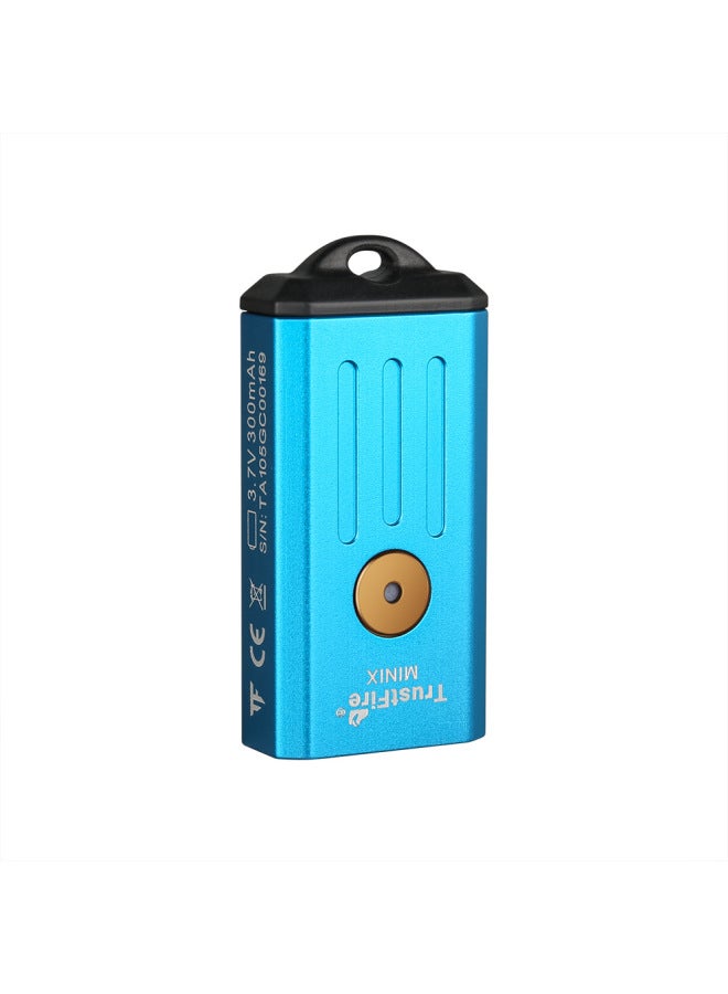 Outdoor Mini Rechargeable Keychain Flashlight High-intensity Aluminum Alloy Ultra-small Flashlight Camping Self-defense 