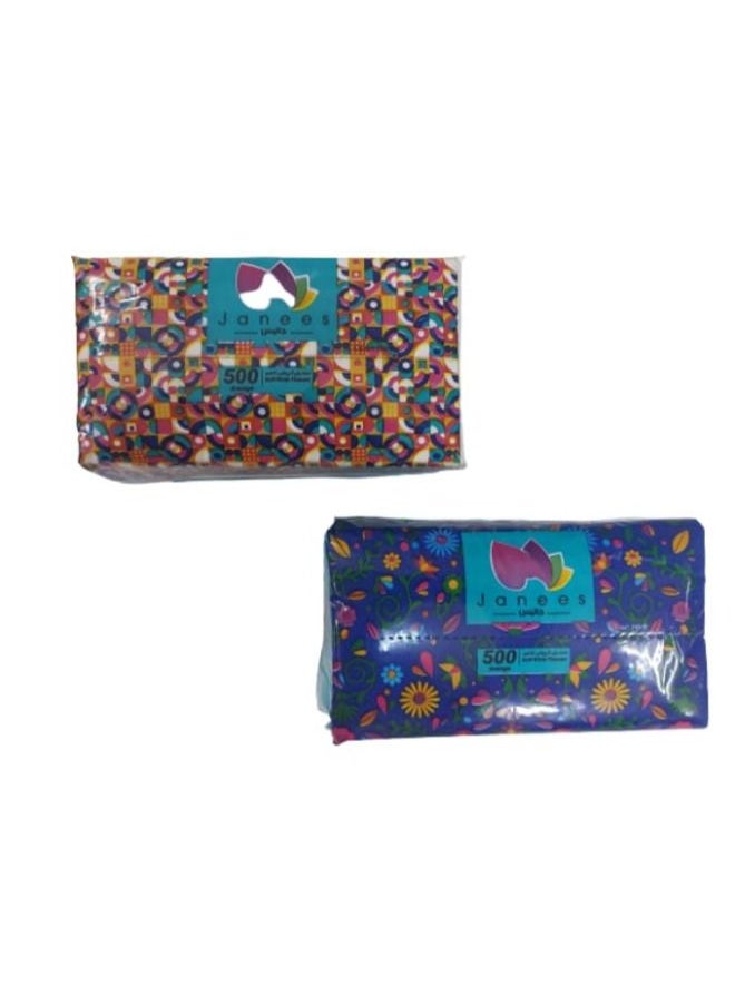 Janees Facial Tissue From Janees - 2500 Tissue - 5 Packs - 3 Layer  - Image 3