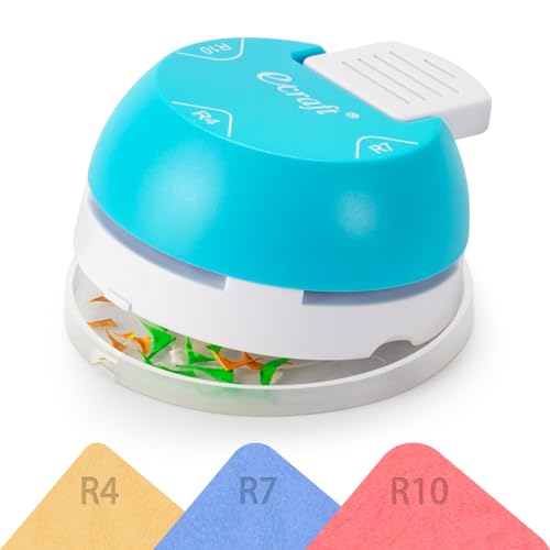 Ecraft Paper Corner Rounder Punch : 3 in 1 (R4mm, R7mm, R10mm) - Corner Cutter for Paper Crafts, Laminate, Photo, DIY, Card Making and Scrapbooking - Image 1