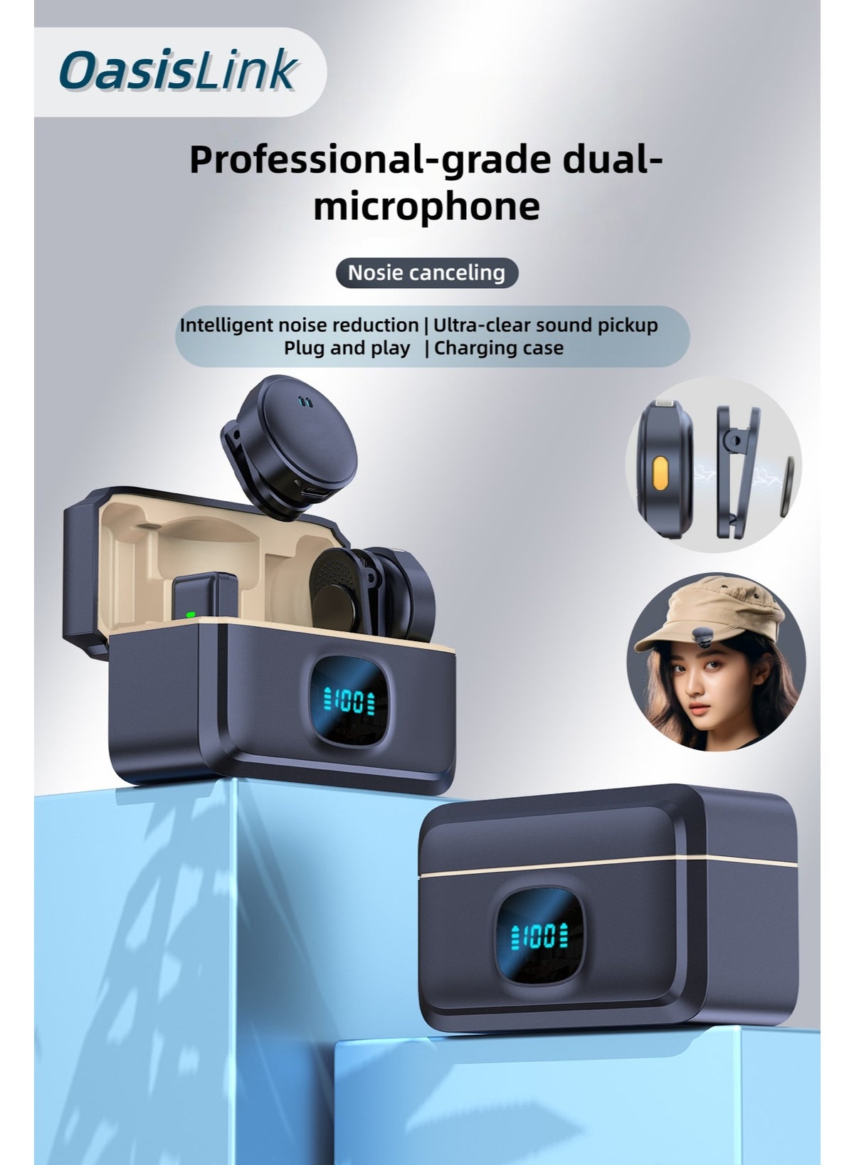oasislink Oasislink Wireless Lavalier Microphone Z7179A299F39C7F1E4978Z
