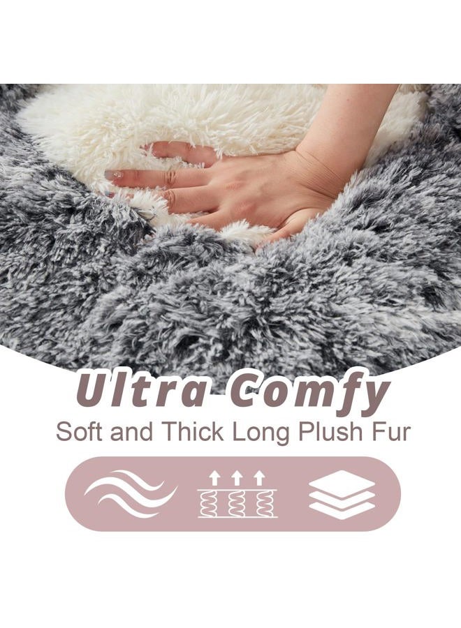 EBENCHICO Giant Bean Bag Chairs for Adults Teens, Plush Beanbag Chair with Foam Filler Comfy Faux Fur Fluffy Animal-Shaped Bean Bag Sofa Couch for Reading Sleeping Gaming - Image 4