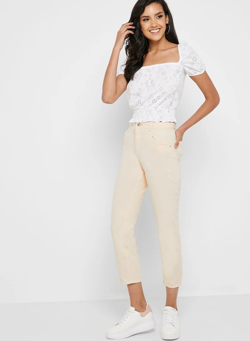 Miss Selfridge MOTO Mom High Rise Jeans