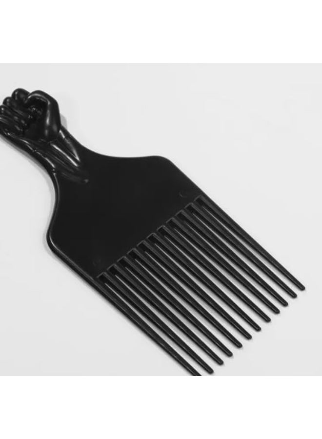 LA PERLA TECH  3 Pics Professional Afro Pick Comb, Detangling Hairdressing Afro Braiding Rake Comb for Wig Natural African Thick Curly Long Short Hairstyling Men Women Barber Salon Hairstylist Tools - Image 1
