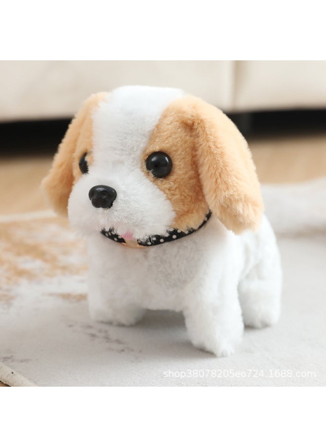 Electronic Pet Electric Dog Will Run Will Call Stall Toys Home Ornaments Animal Dolls Cross-border-Color:White And Gray Saint Bernard-collar-Specifications:Non-opp Bag  - Image 5