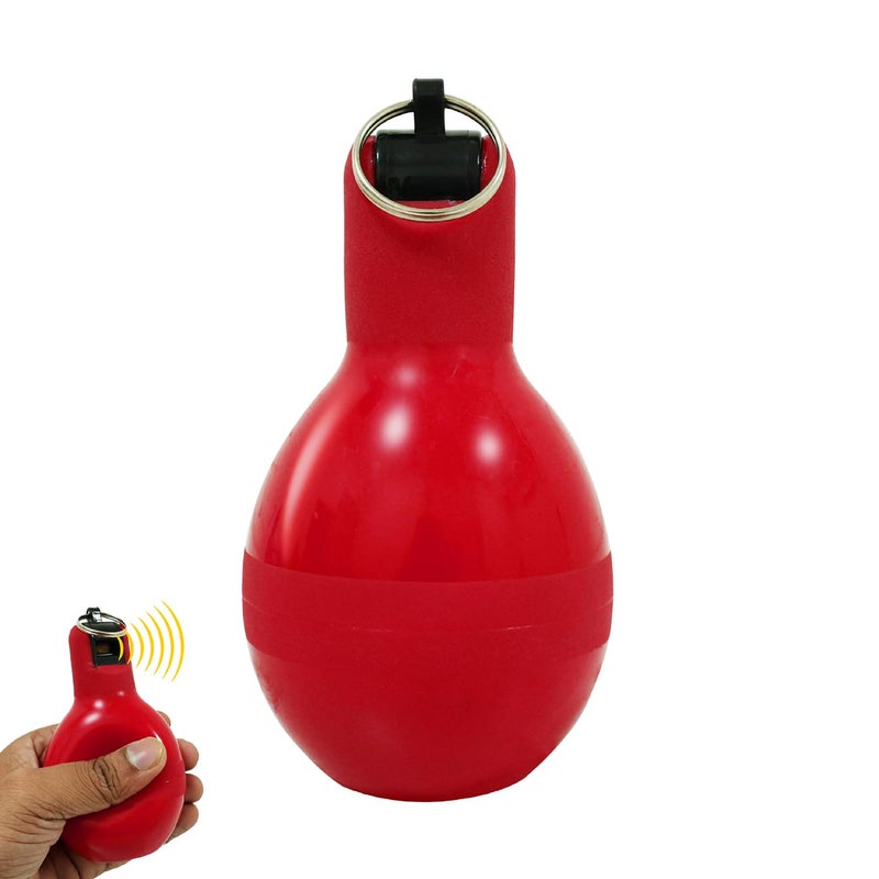 GISCO Hand Whistle for Coaches (Pack of 1) | Color- Red | Outdoor Multi-Purpose Hand Squeeze Whistle | Safety Whistles | High Pitch Trainer Whistle for Basketball, Trekking, Campaign, Hiking - Image 1