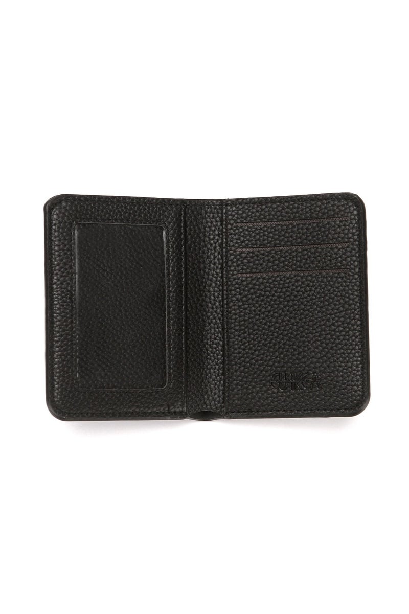 CUIKCA Wallet for Men, Bifold Pocket Wallet with ID Window ,Black 11x8.5x1cm - Image 3