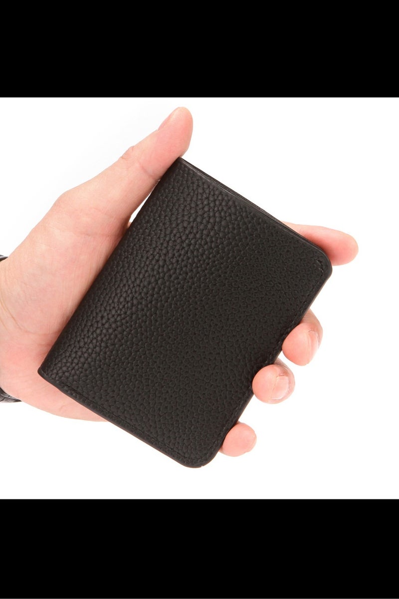 CUIKCA Wallet for Men, Bifold Pocket Wallet with ID Window ,Black 11x8.5x1cm - Image 5