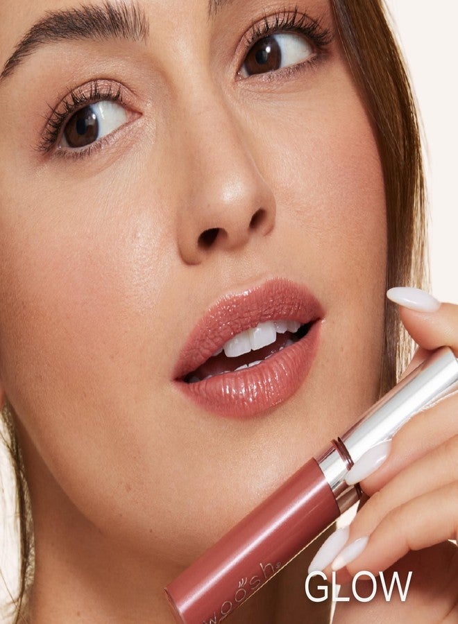 Woosh Beauty, Spin-On Lip Gloss, Hydrating Hyaluronic Acid & Shea Butter, No Fine Lines, Shine Finish, Vegan & Cruelty-Free - Glow - Image 2
