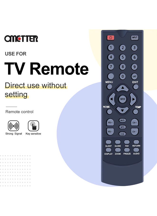 OMETTER - New LD50RM Remote Control for APEX TV LE1912 LD2D8RM LE1912D LE2412 LE2412D - Image 1