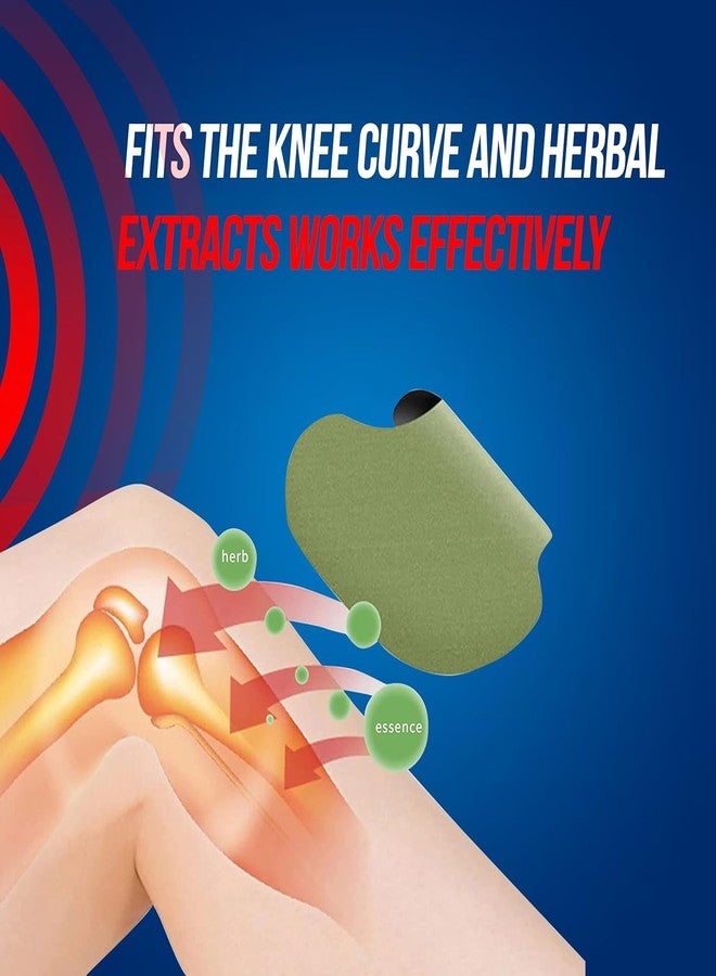 NL TRADERS Herbal Knee Pain Relief Patches Arthritis Inflammation Patch Sticker | Instant Relief from Knee Pain | Joint Knee Pain Relief Products Natural Wormwood Extract Patch for Knee (20 patches) - Image 4