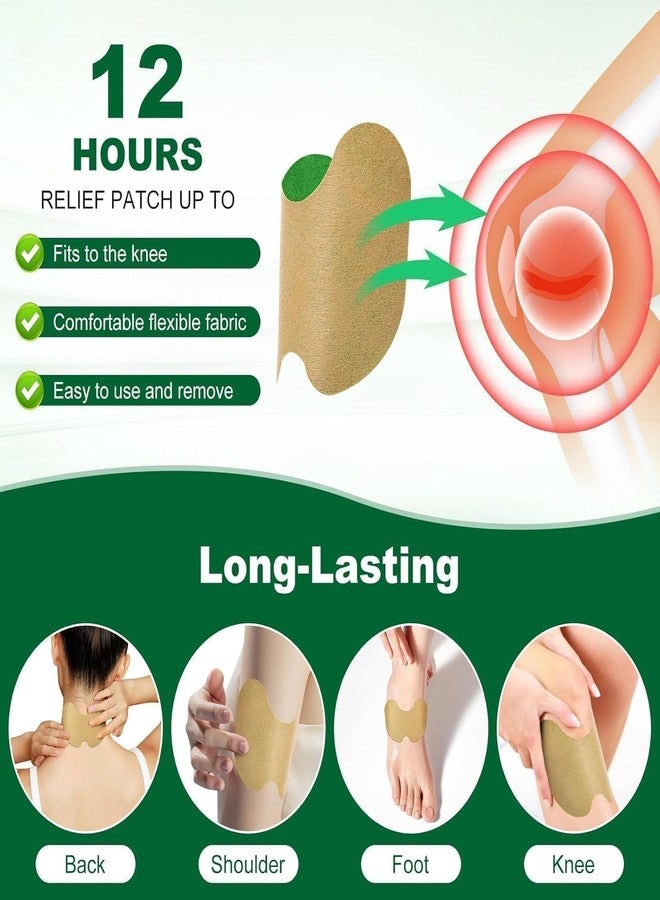 NL TRADERS Herbal Knee Pain Relief Patches Arthritis Inflammation Patch Sticker | Instant Relief from Knee Pain | Joint Knee Pain Relief Products Natural Wormwood Extract Patch for Knee (20 patches) - Image 5